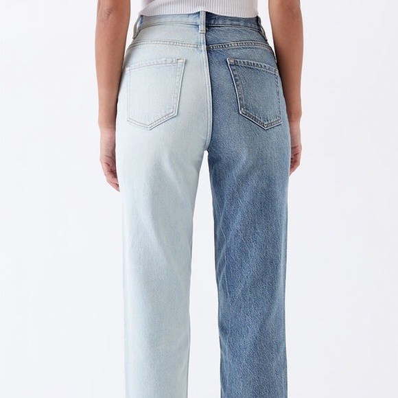 Pacsun Women’s Two Panel High Waisted Straight Leg Jeans - Picture 3 of 6